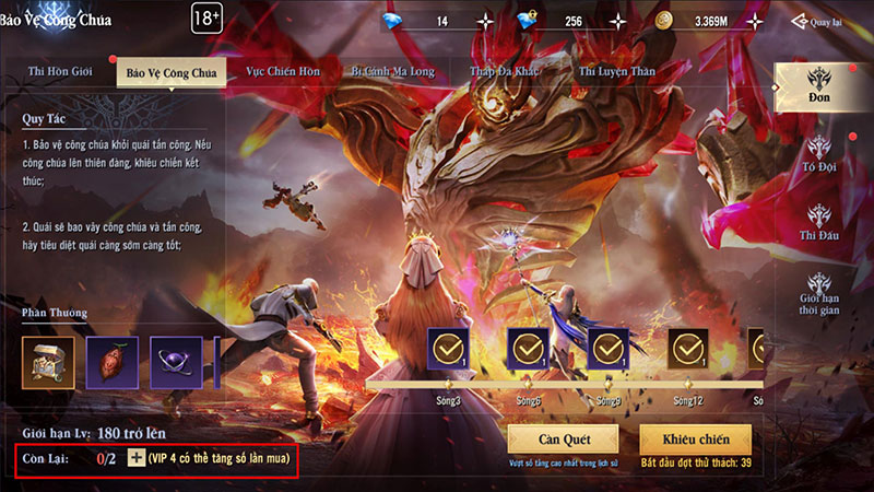 Hoạt động Ph&oacute; bản h&agrave;ng ng&agrave;y trong game Chiến Địa - image 2 