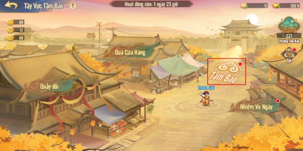 Hướng dẫn Tây Vực Tầm Bảo trong game Tây Du VNG