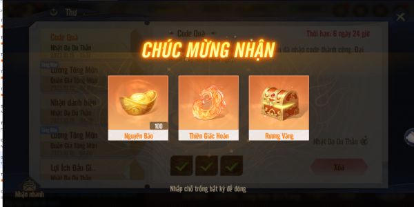 Danh sách code Tây Du VNG mới nhất