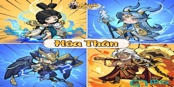 Tính năng Hóa Thân, Trận Pháp và Tinh Tượng trong game Đại Hiệp Chạy Đi